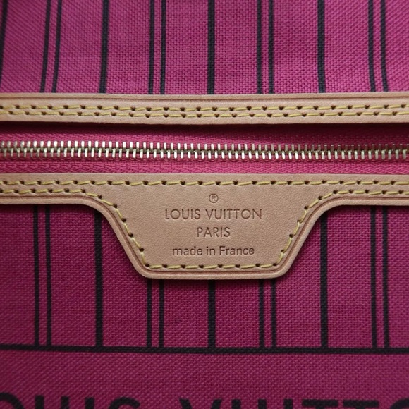 Auth NEW Louis Vuitton Neverfull MM monogram pivone with wallet pouch pivone - Picture 12 of 13